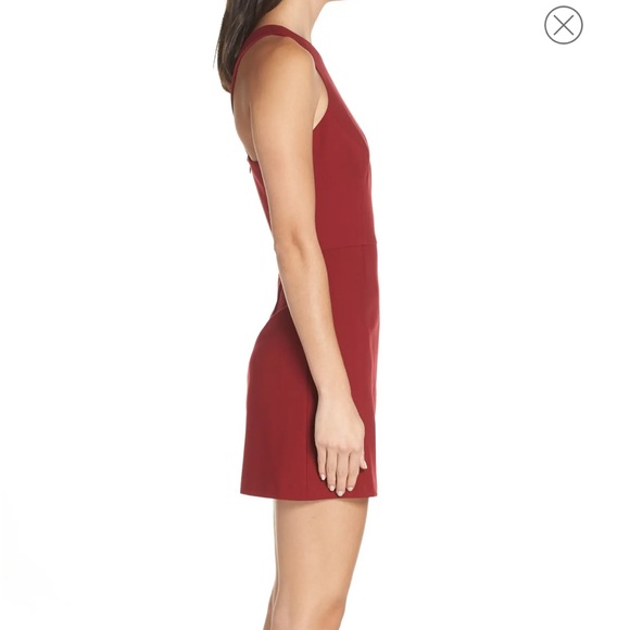 FCUK dress burgundy size 12 worn one time - Picture 5 of 11